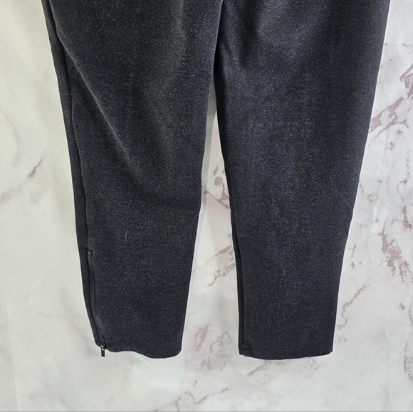 Athleta Pants Womens XS P Black Venice Heathered Pintuck Pull On High Rise - Picture 8 of 13